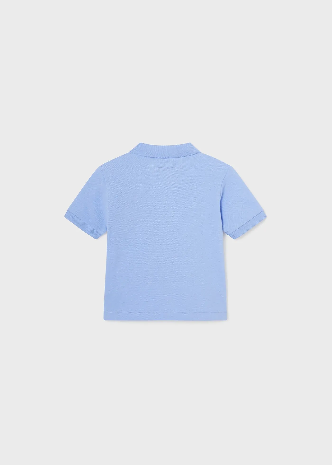 102 - Basic s/s polo for baby boy - Ocean