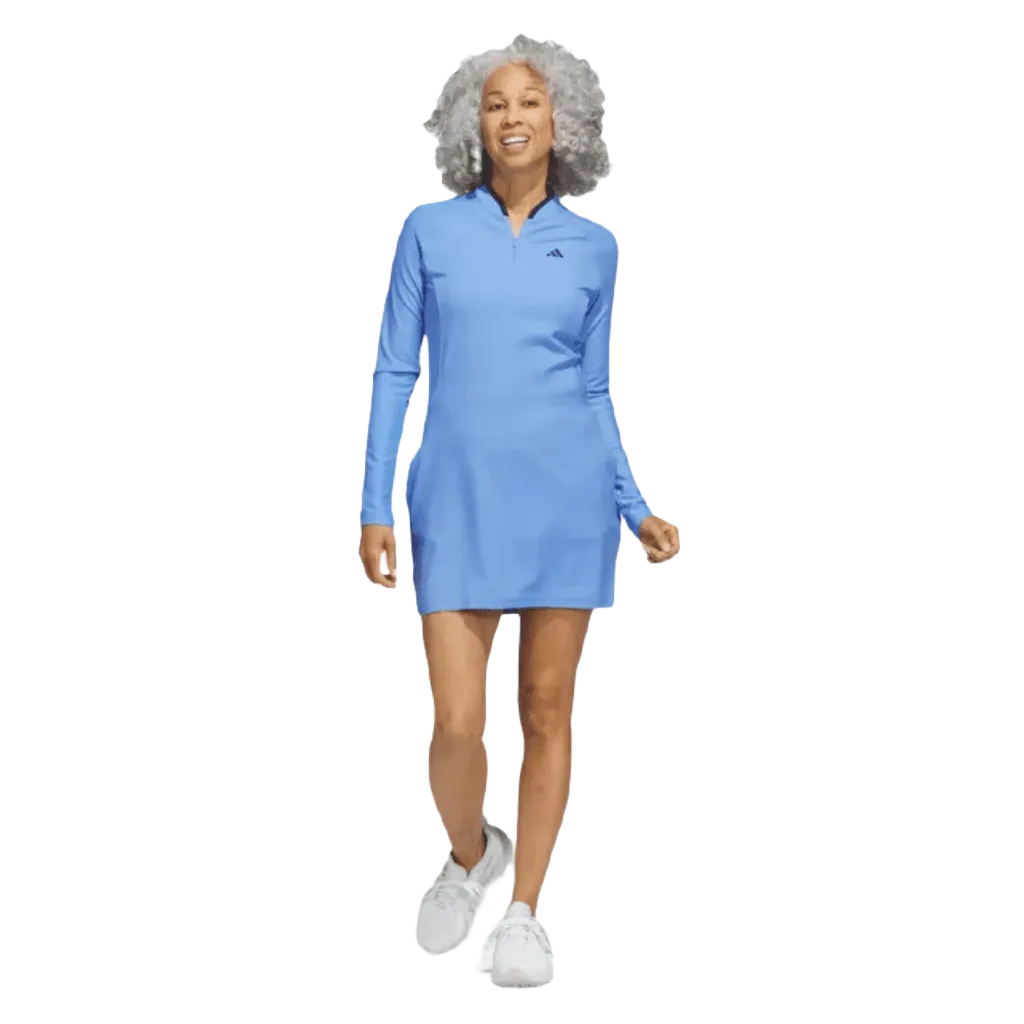 Adidas Long Sleeve Golf Dress - Blue