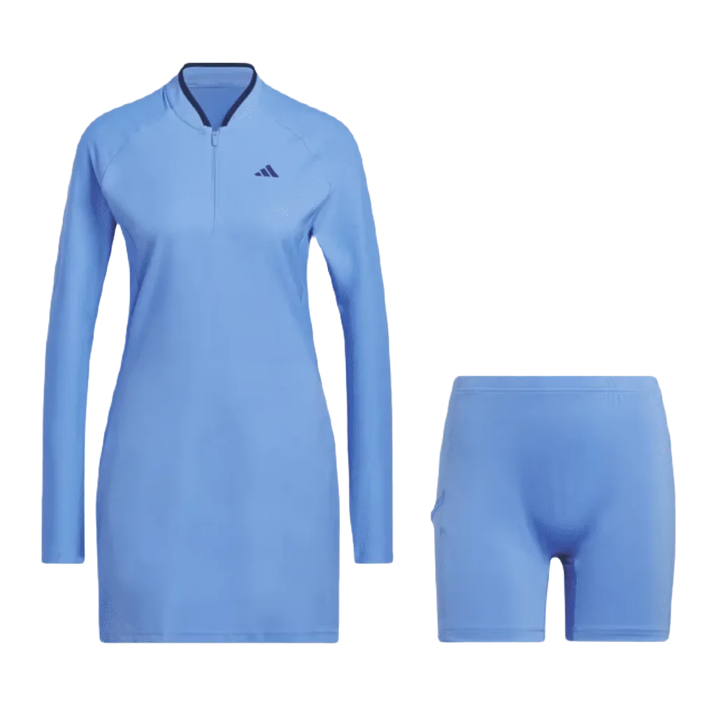 Adidas Long Sleeve Golf Dress - Blue