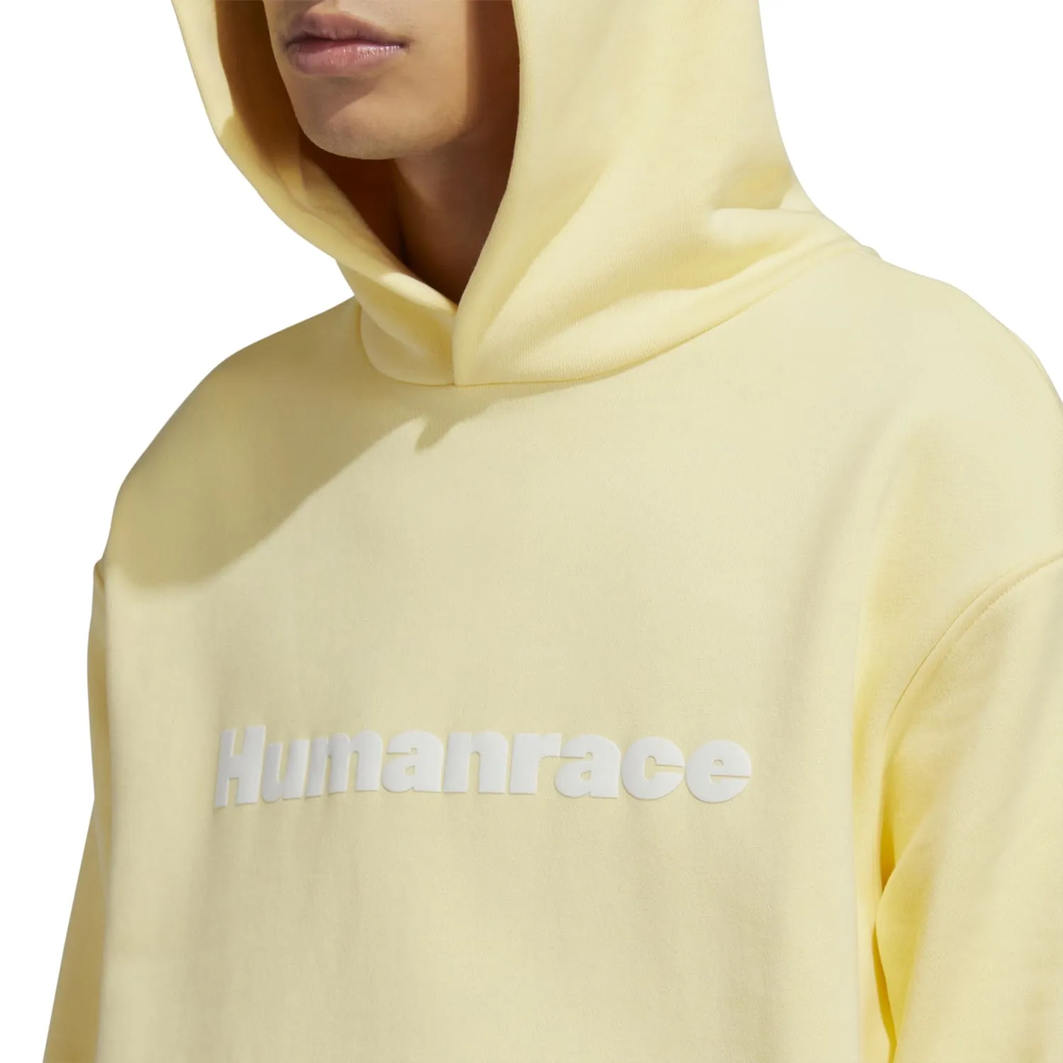 Adidas Originals Unisex PW Pharrell Williams Humanrace Basics Hoody Almost Yellow H46993