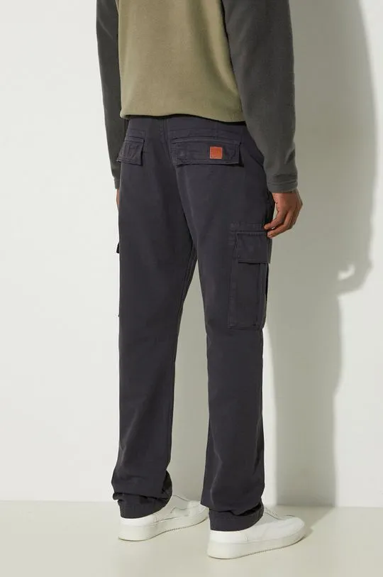 Alpha Industries cotton trousers Agent navy blue color