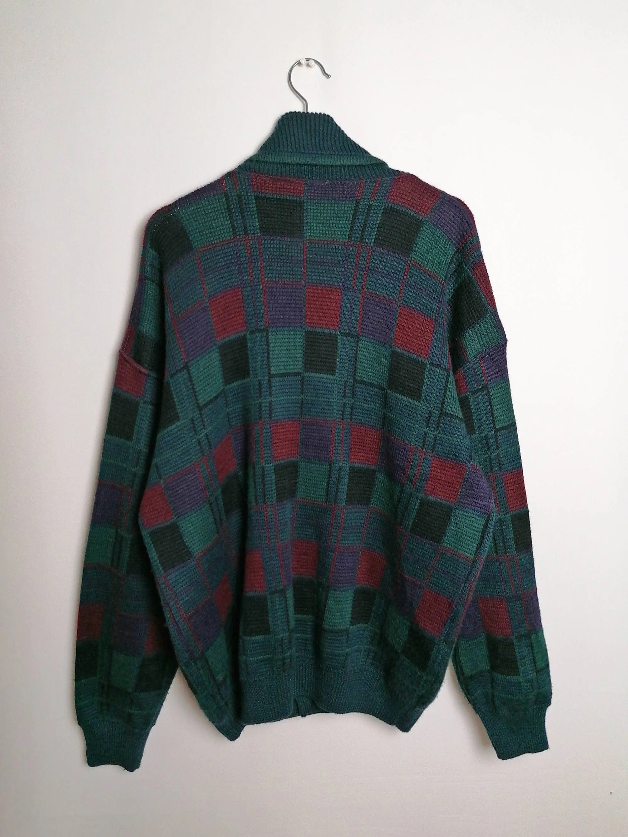 ANGELO LITRICO Retro Pattern Unisex Grandpa Cardigan - size L-XL / 52-54