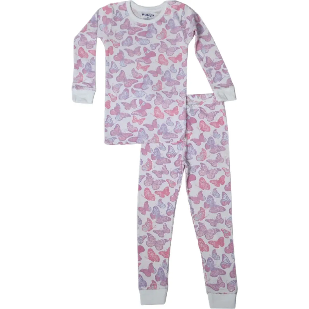 Baby Steps Kids Pajamas, Butterflies