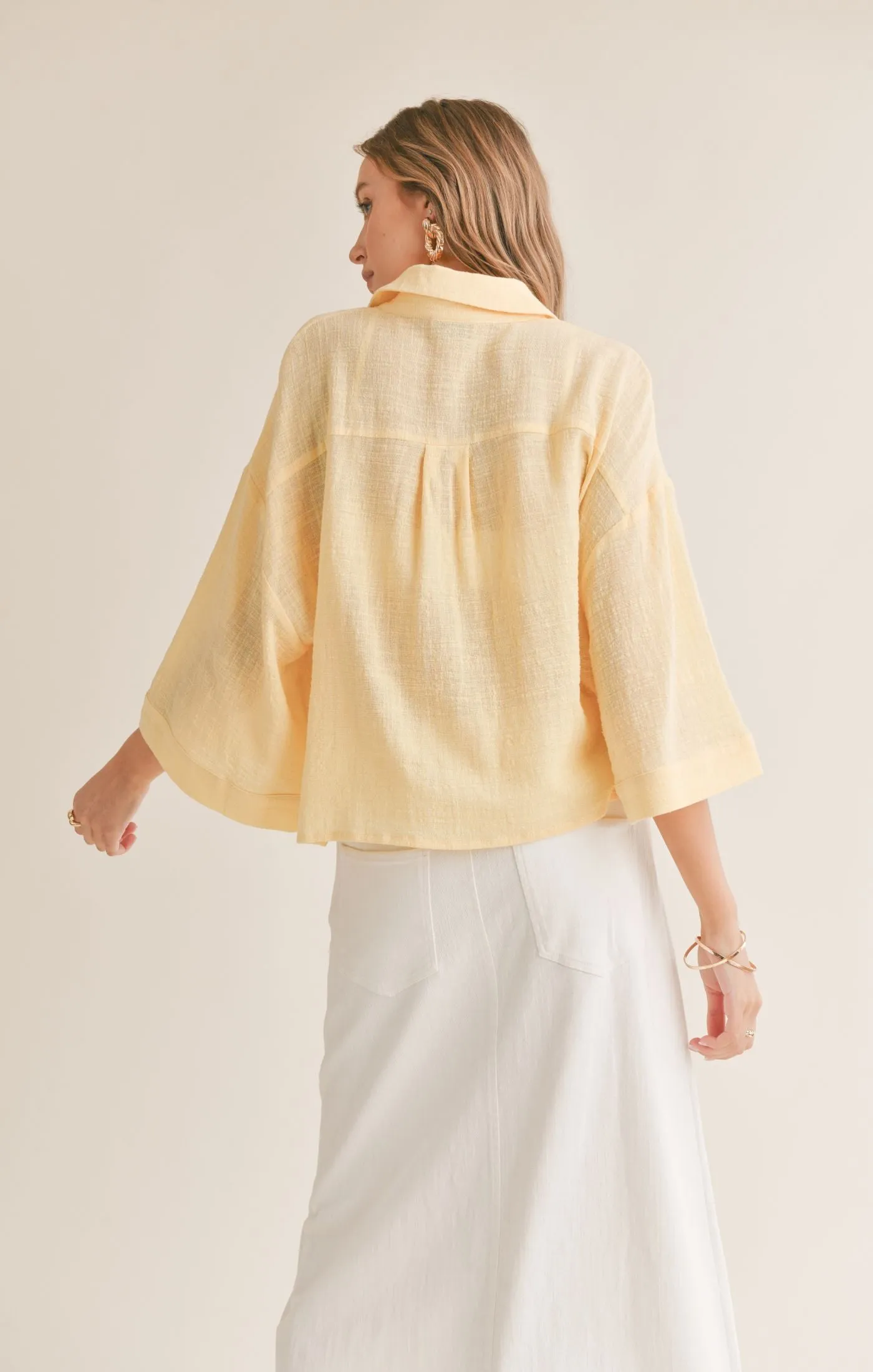 Bird Song Boxy Oversized Shirt