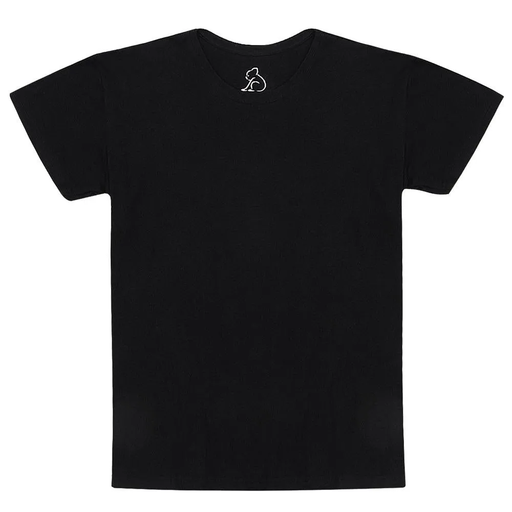 BLACK CREW NECK TEES 3 PACK