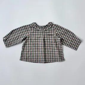 Bonpoint Check Shirt With Collar: 6 Months