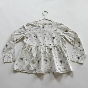 Bonpoint Cream and Black Cherry And Star Print Blouse