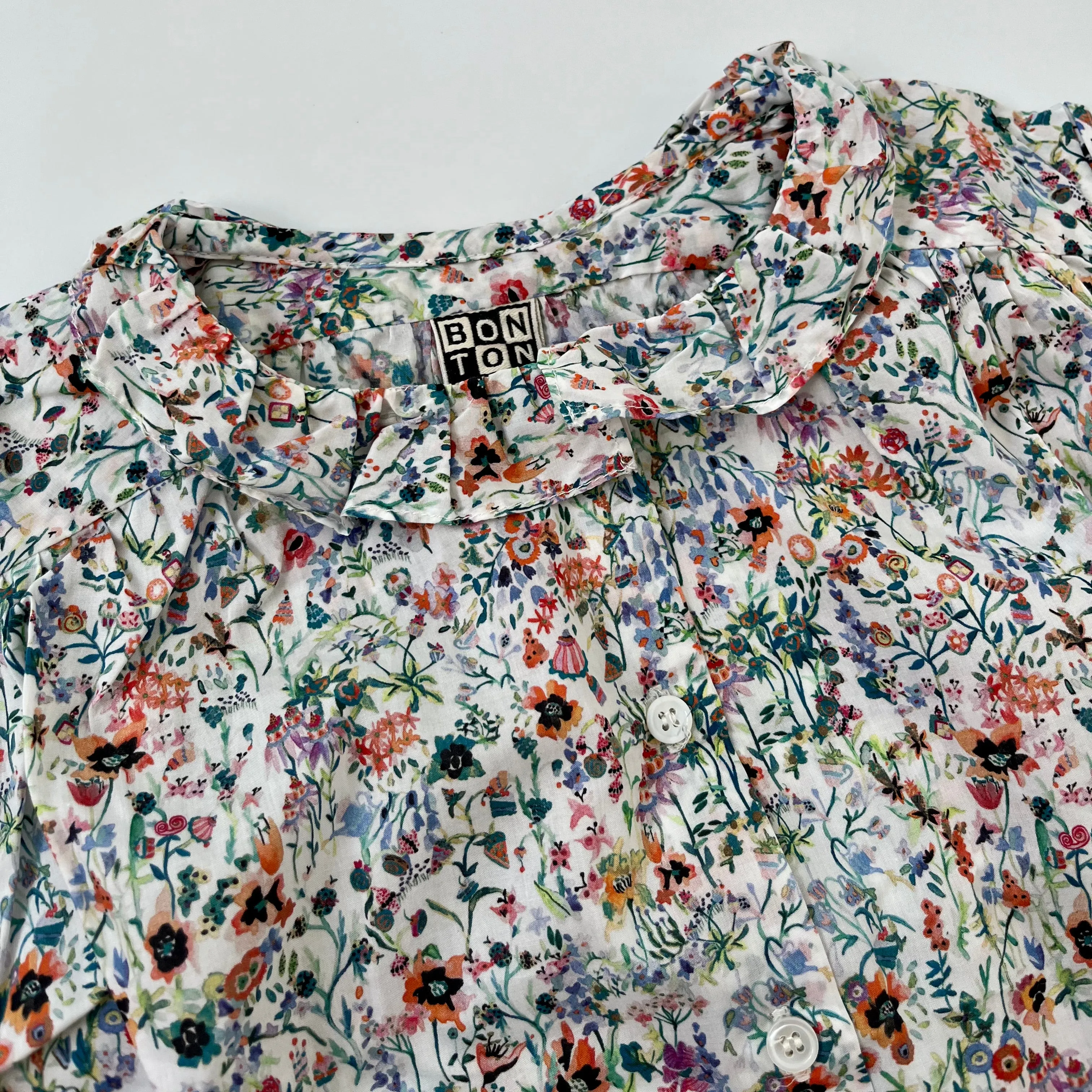 Bonton Liberty Print Cotton Blouse: 10 Years