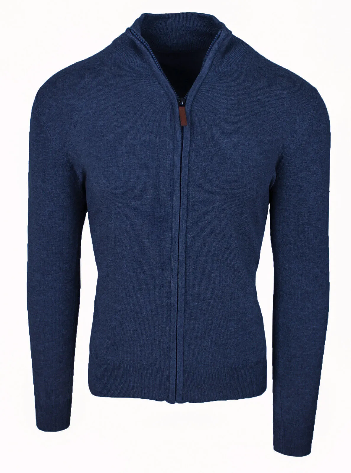 Cardigan maglione uomo Diamond invernale casual blu scuro golf pullover con zip