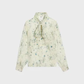 CELINE  |LAVALLIÈRE BLOUSE SILK GEORGETTE silk shirt  2B805264X.98VB