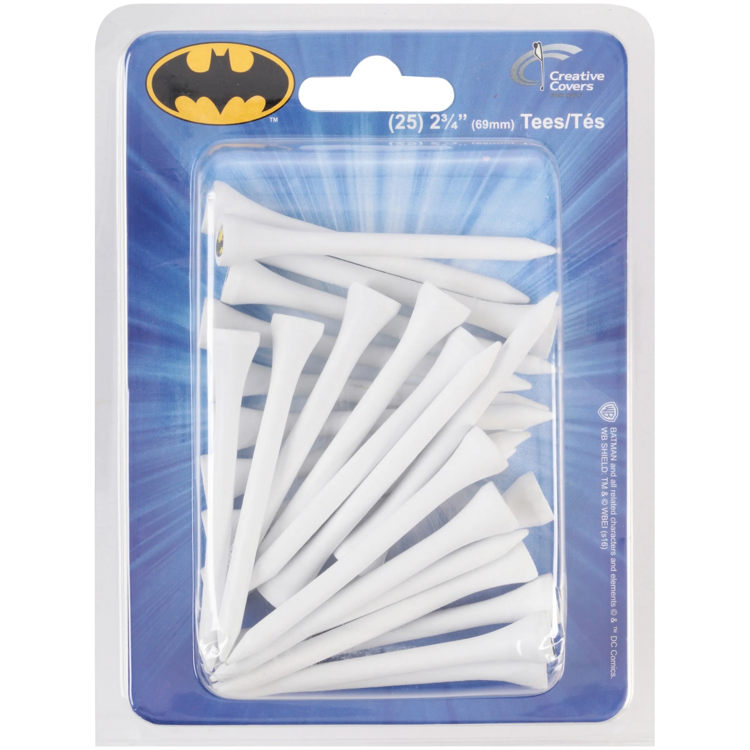 Creative Covers DC Comic Heroes Golf Tees 25 pc