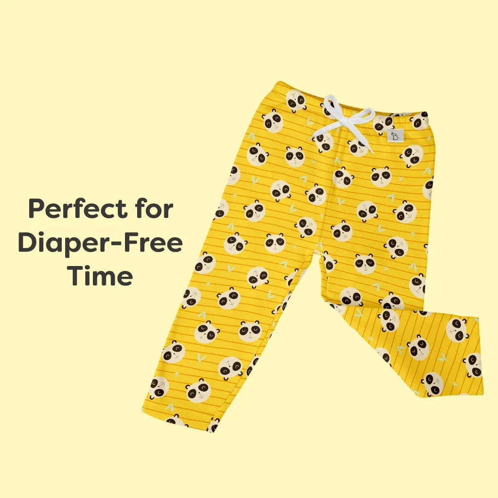 Diaper Pants with drawstring - Panda