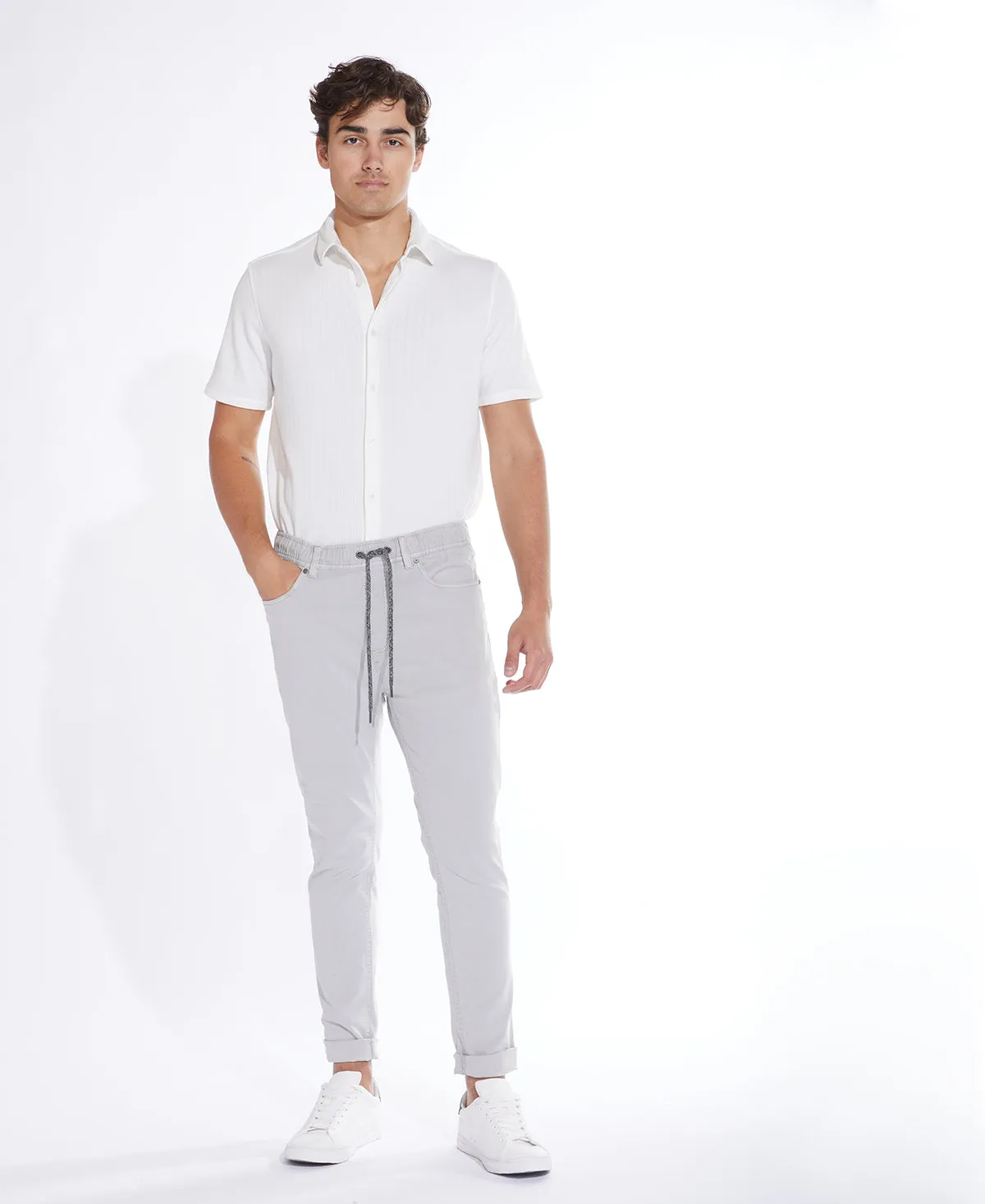 Edwin Slouch Pants (Light Gray)