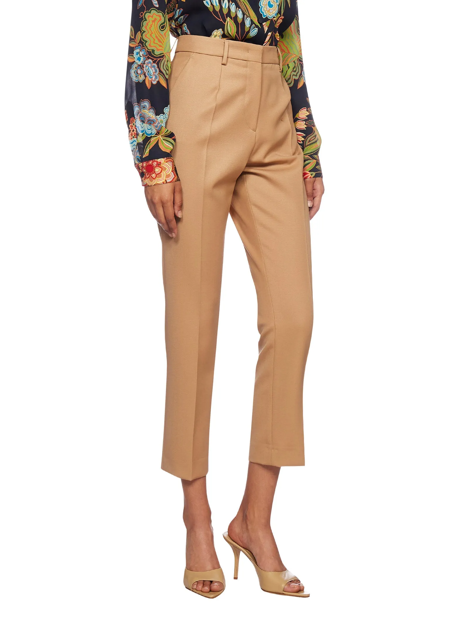 Etro Slim-Cut Cropped Pants