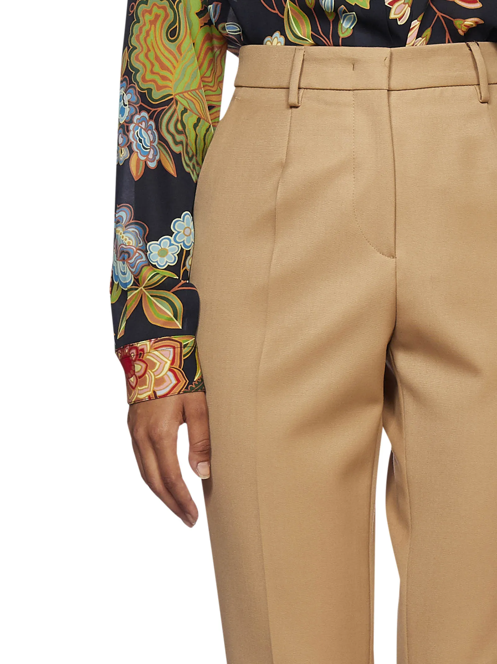 Etro Slim-Cut Cropped Pants