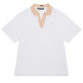 Gavin Pro Terry Relaxed Fit Polo White - W23