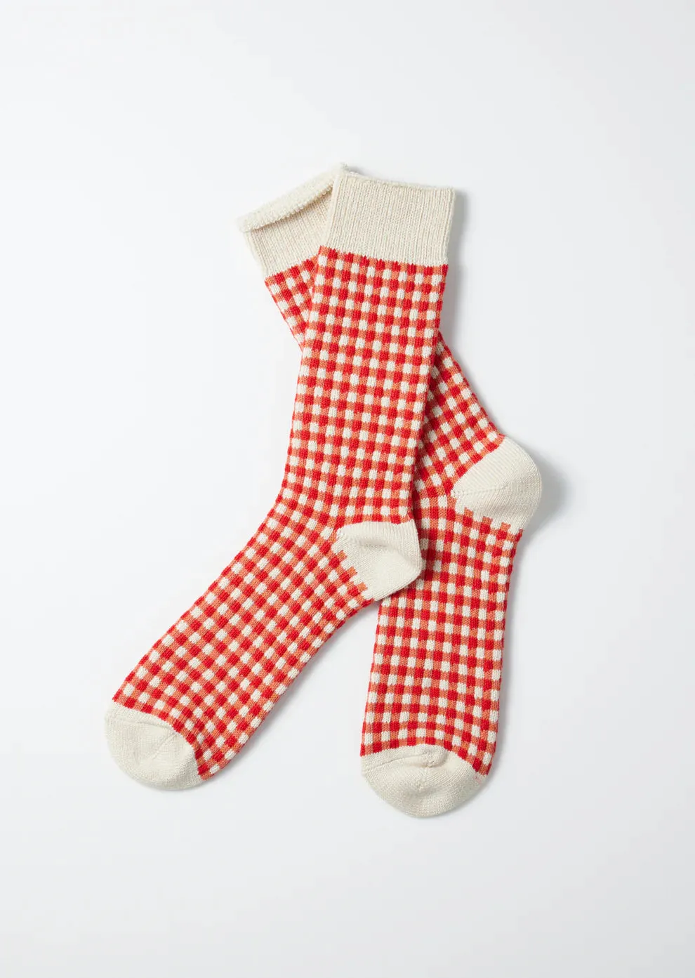 Gingham Check Socks