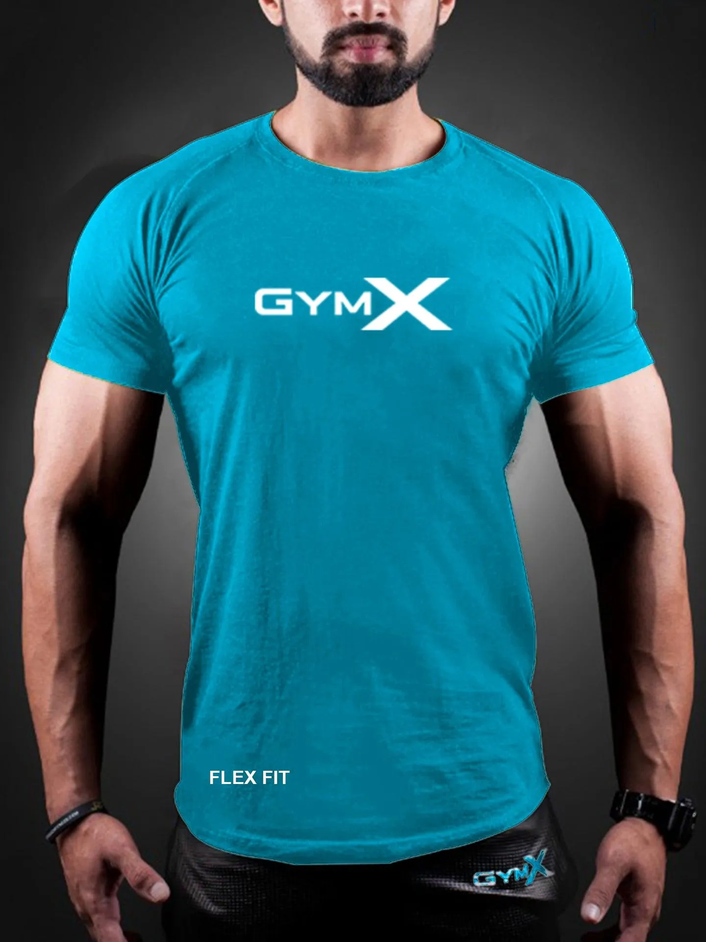 GymX Azure Blue Tee - Sale