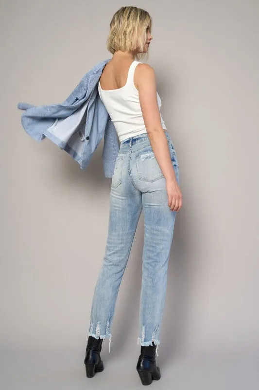 HIGH RISE GIRLFRIEND JEANS