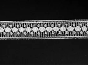 Insertion Lace, white - 3/4(2cm)