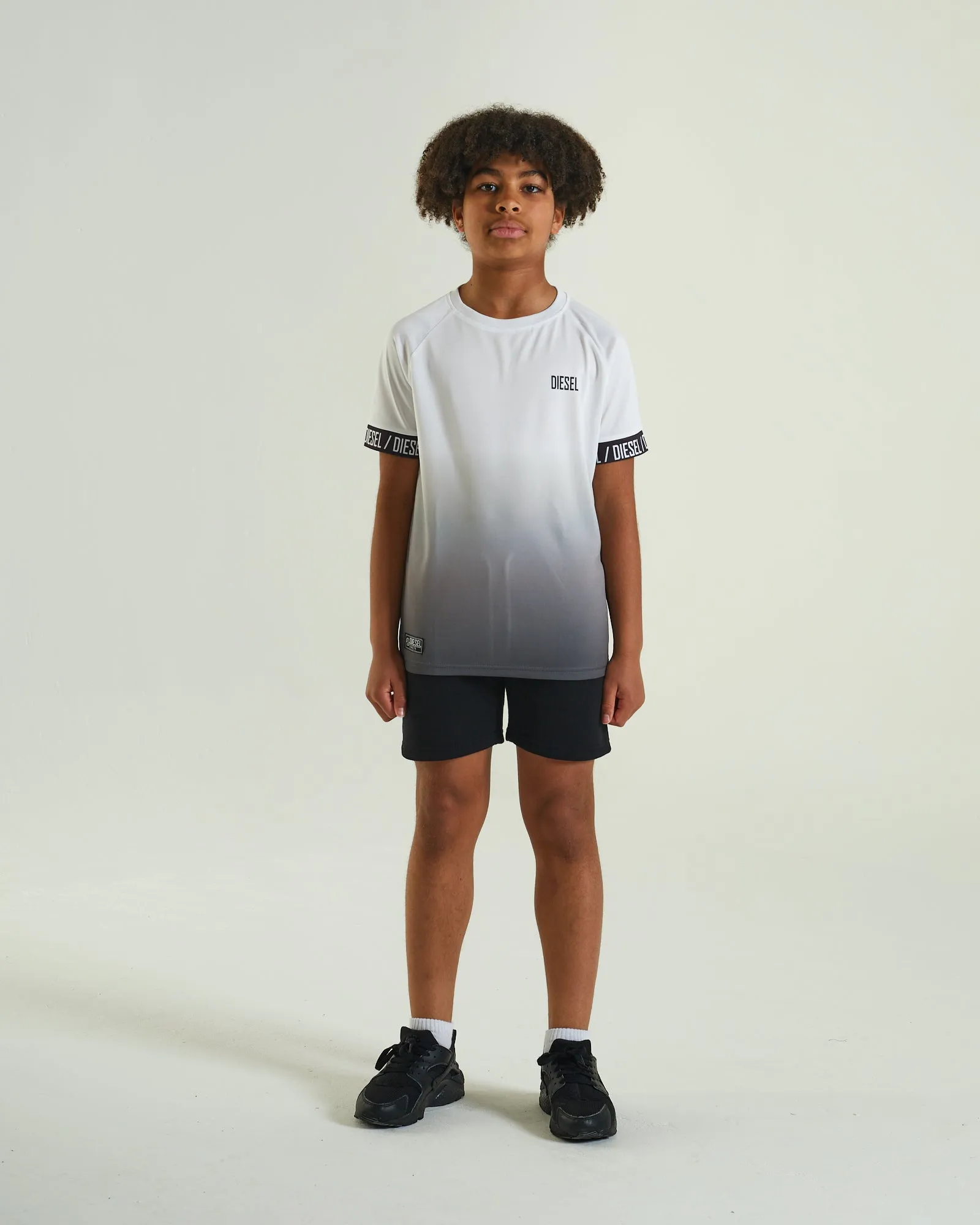 Jack Dip Dye Tee White / Grey