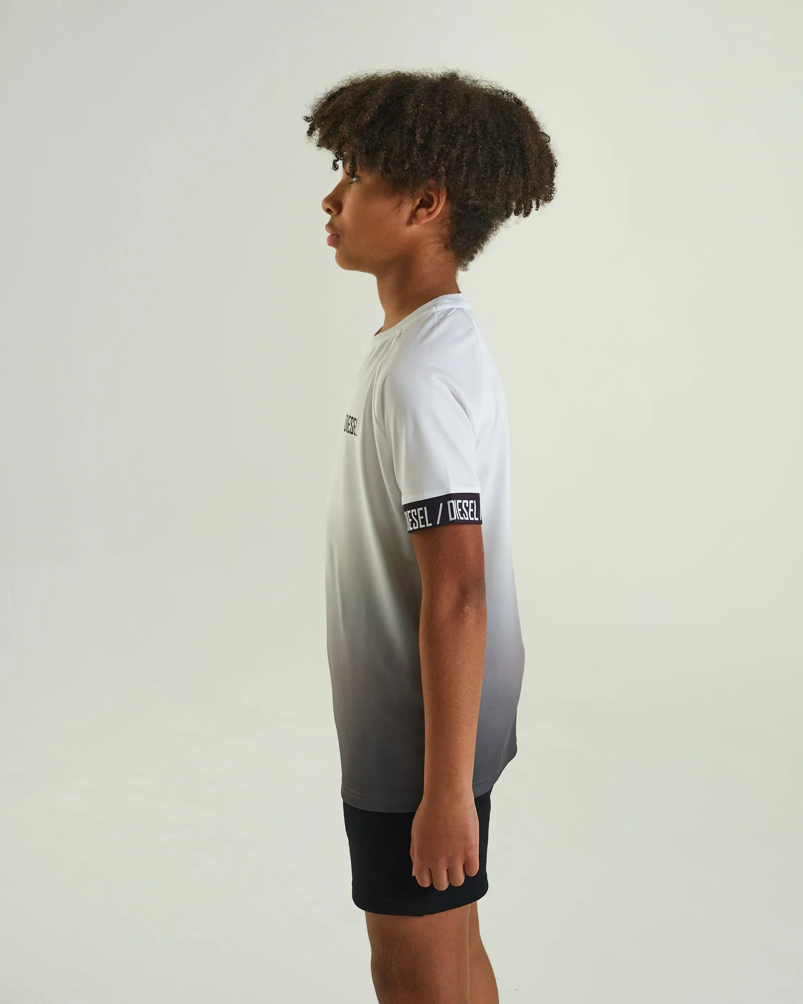 Jack Dip Dye Tee White / Grey