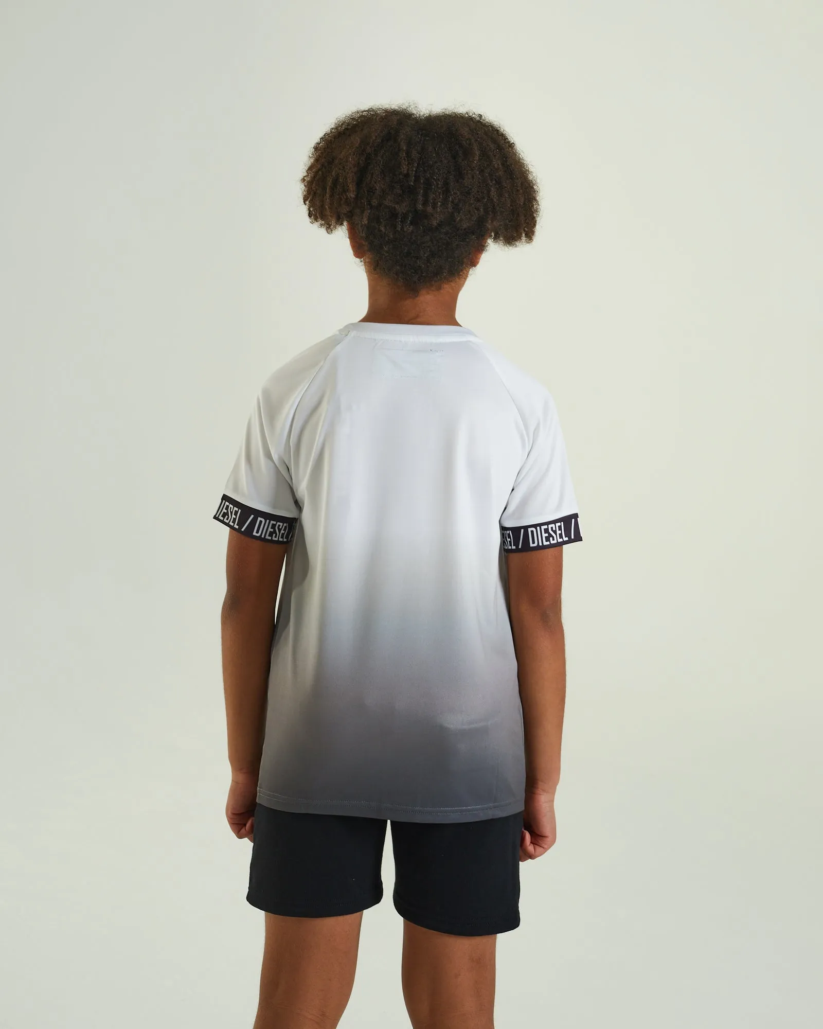 Jack Dip Dye Tee White / Grey