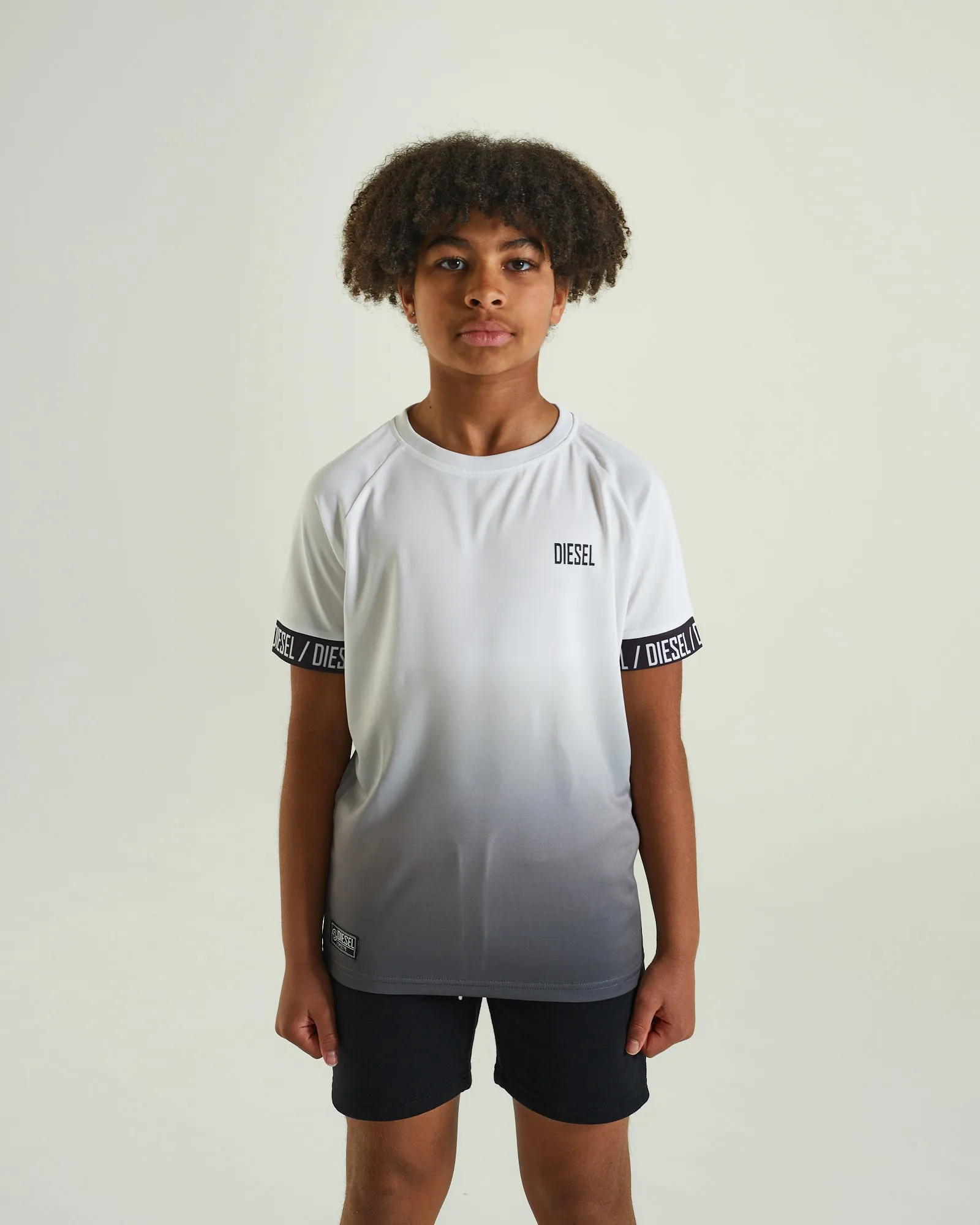 Jack Dip Dye Tee White / Grey