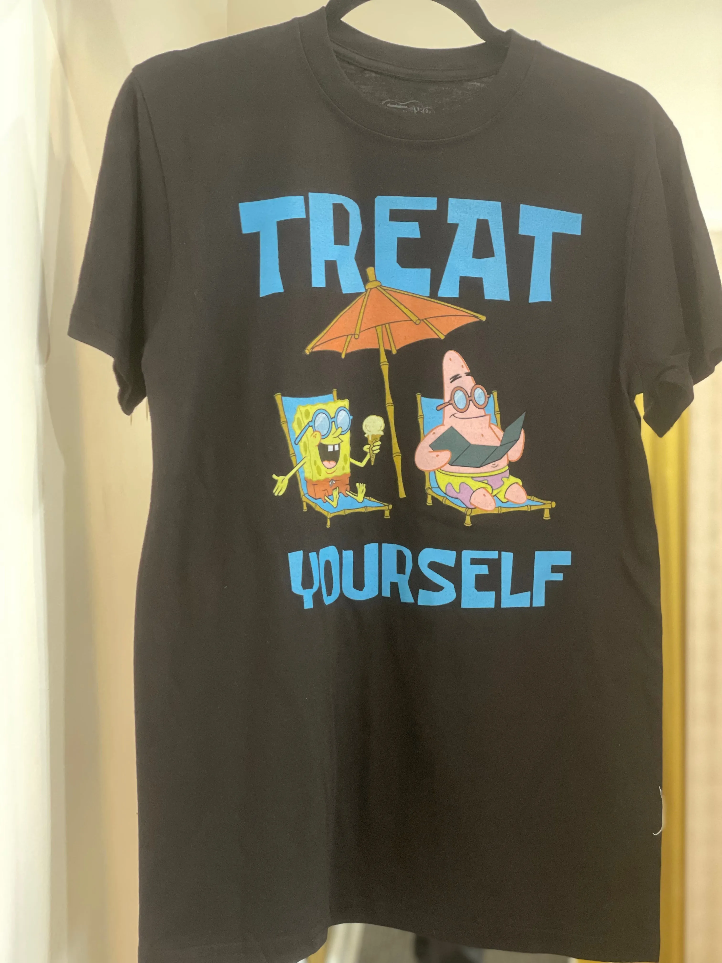 Jack Of All Trades Sponge Bob Treat T-shirt In Black