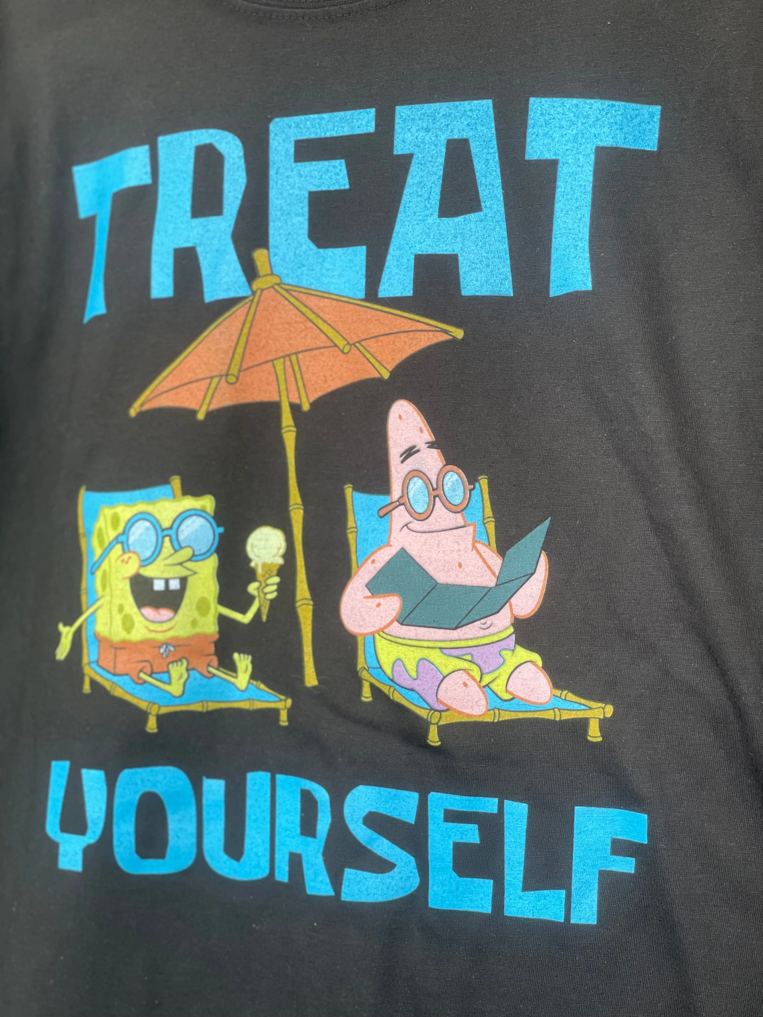 Jack Of All Trades Sponge Bob Treat T-shirt In Black