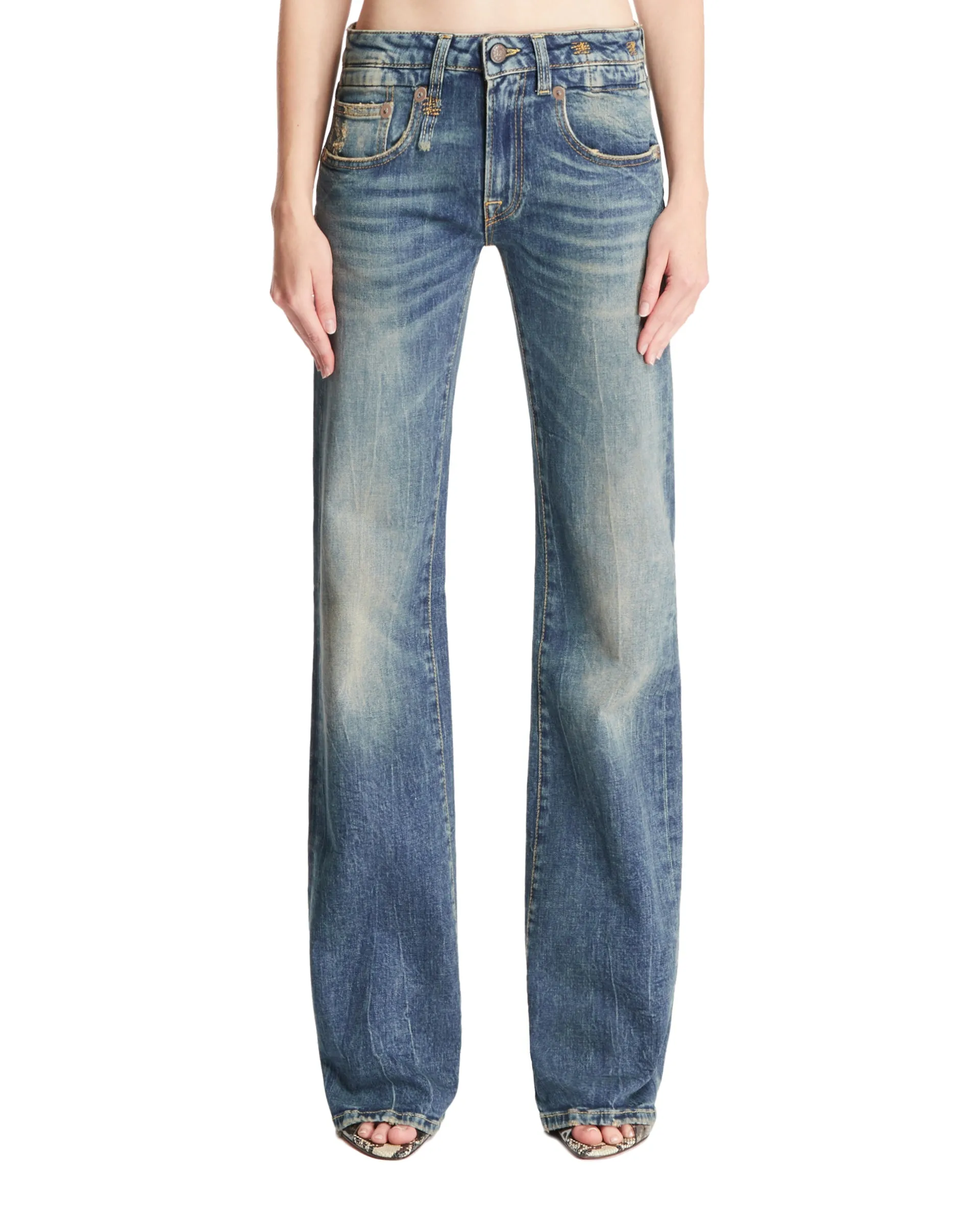 Jeans Boy Flare Blu