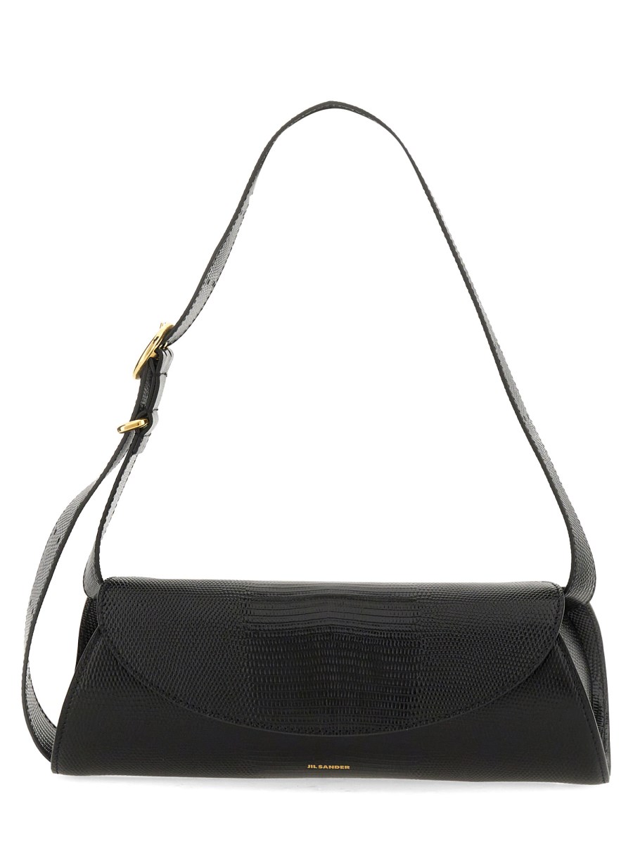 JIL SANDER    CANNOLO SMALL LEATHER BAG