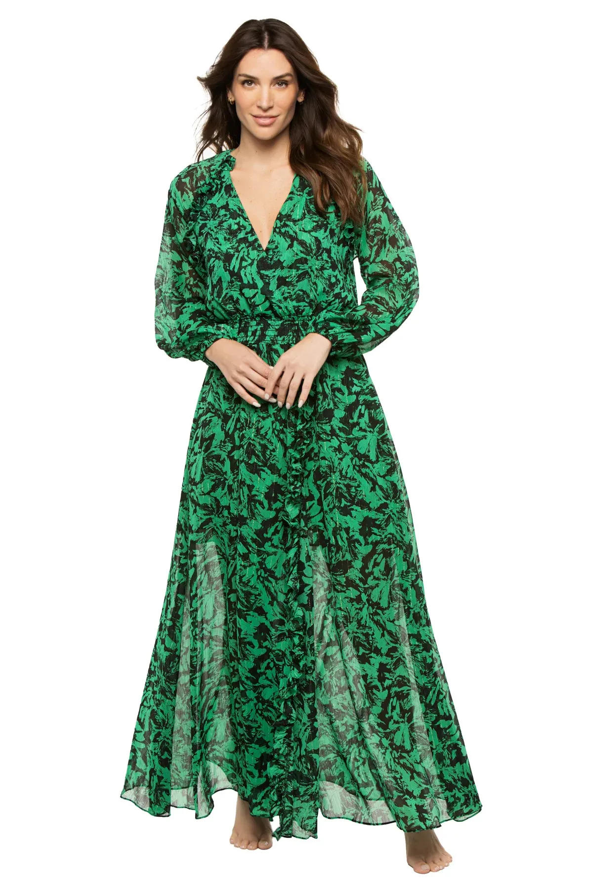 Jocasta Long Sleeve Maxi Dress