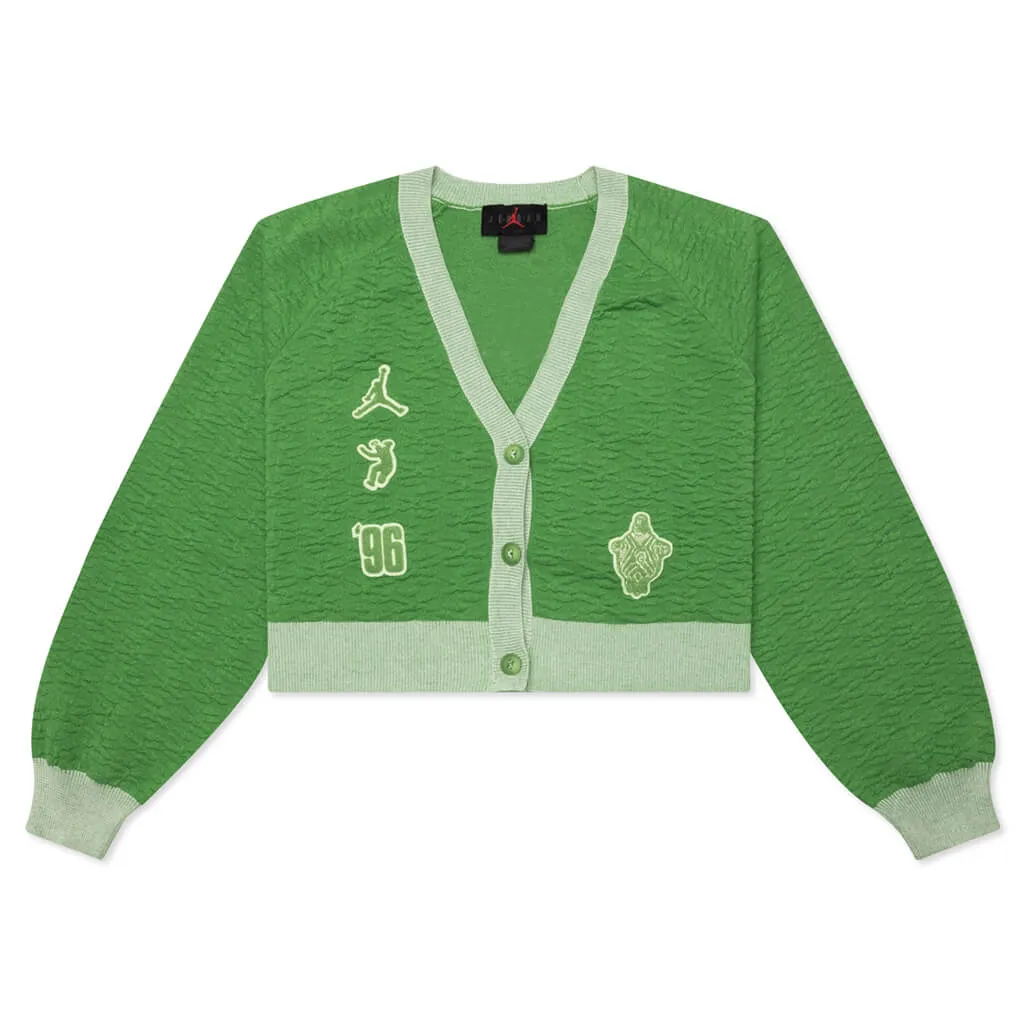 Jordan x UNION x Bephies Beauty Supply Cardigan Women's - Chlorophyll/Lime Ice