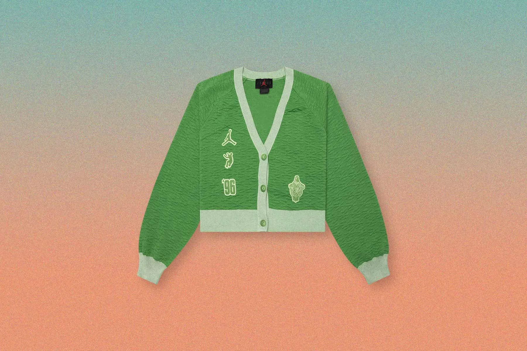 Jordan x UNION x Bephies Beauty Supply Cardigan Women's - Chlorophyll/Lime Ice