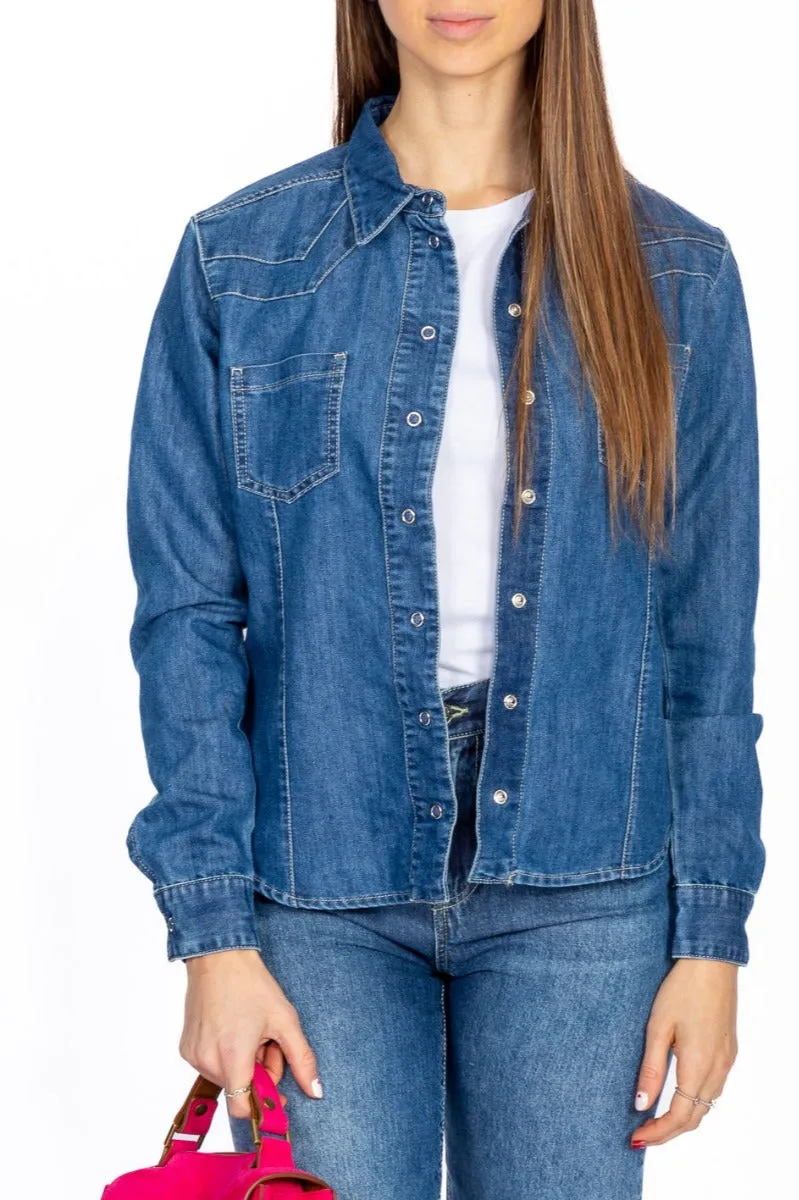 Latino' Camicia Jeans Donna