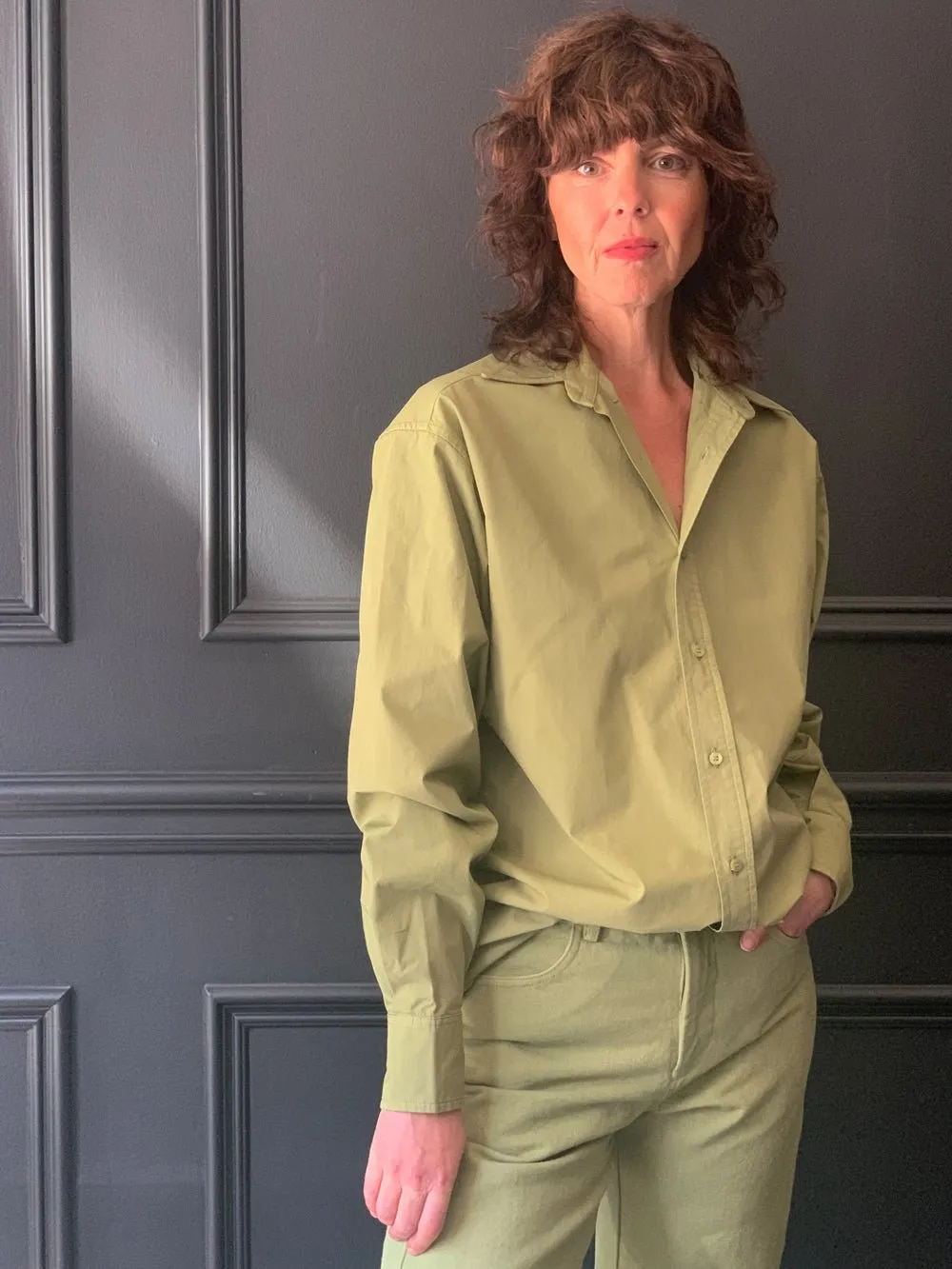 LES PRAIRIES DE PARIS - London Chemise in Khaki