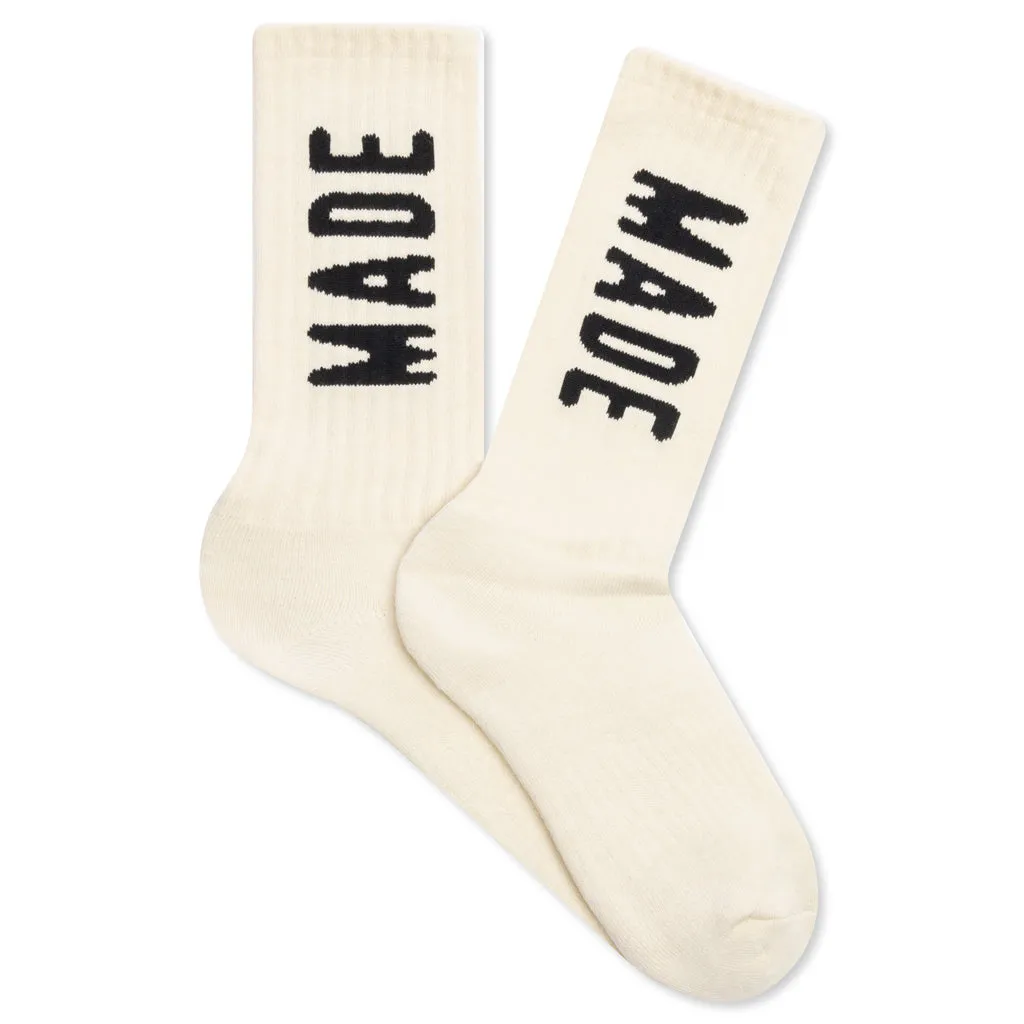 Logo Socks - White