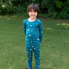 Long Sleeve Pajamas in Firefly