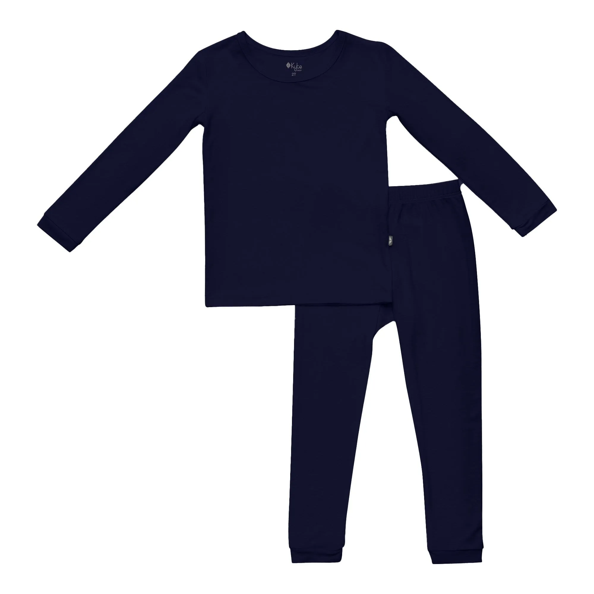 Long Sleeve Pajamas in Navy