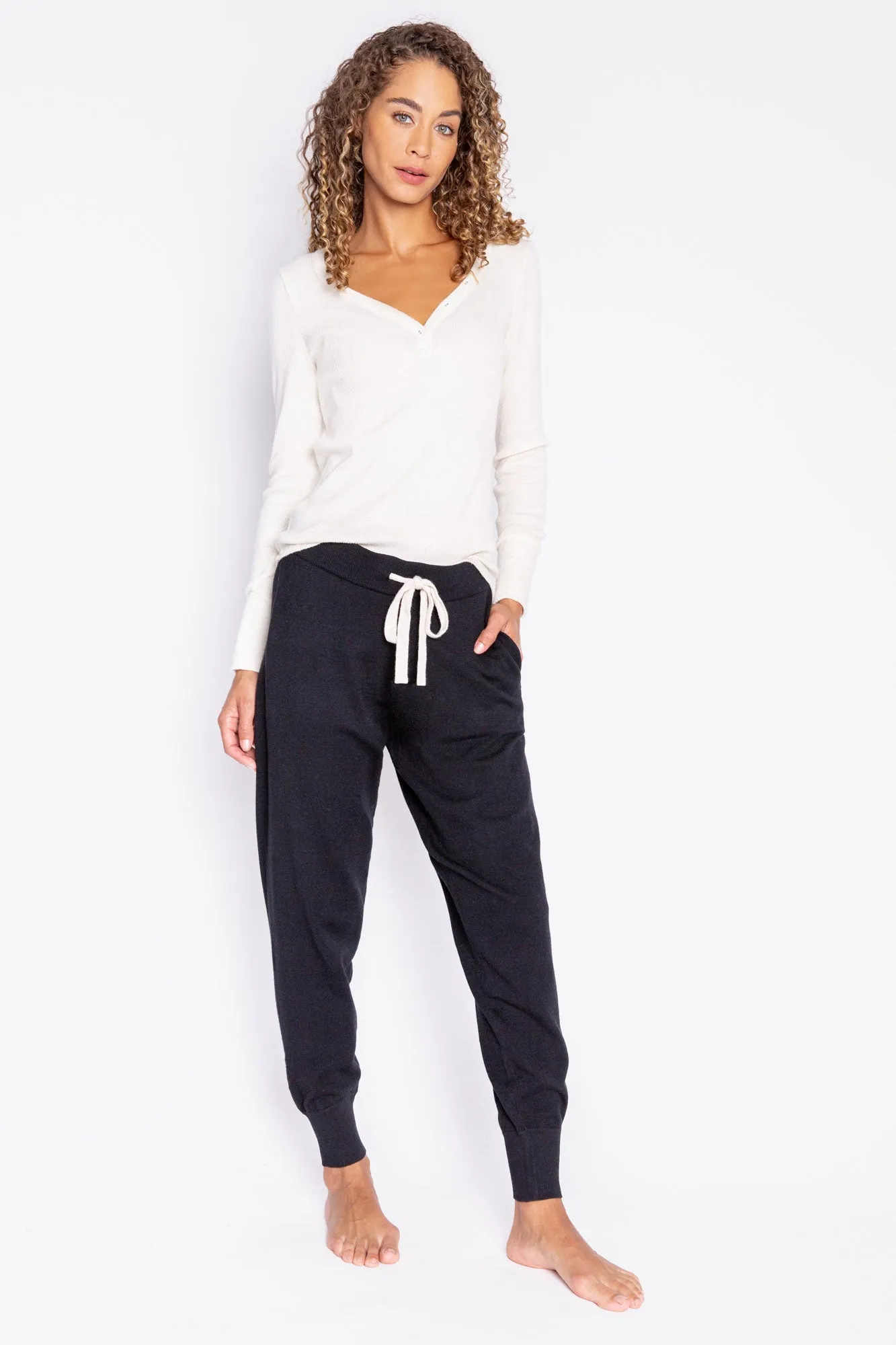 Long Sleeve Slougne Garden Banded Pant