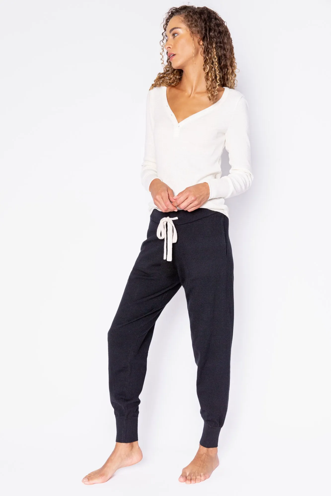 Long Sleeve Slougne Garden Banded Pant