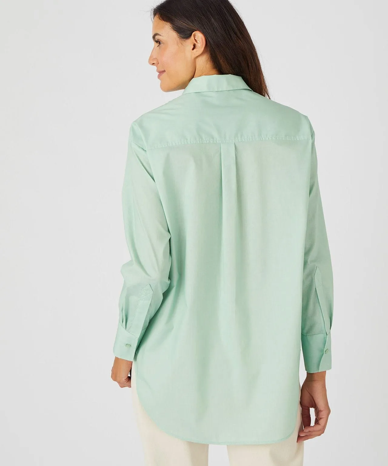 Long Sleeved Cotton Blouse