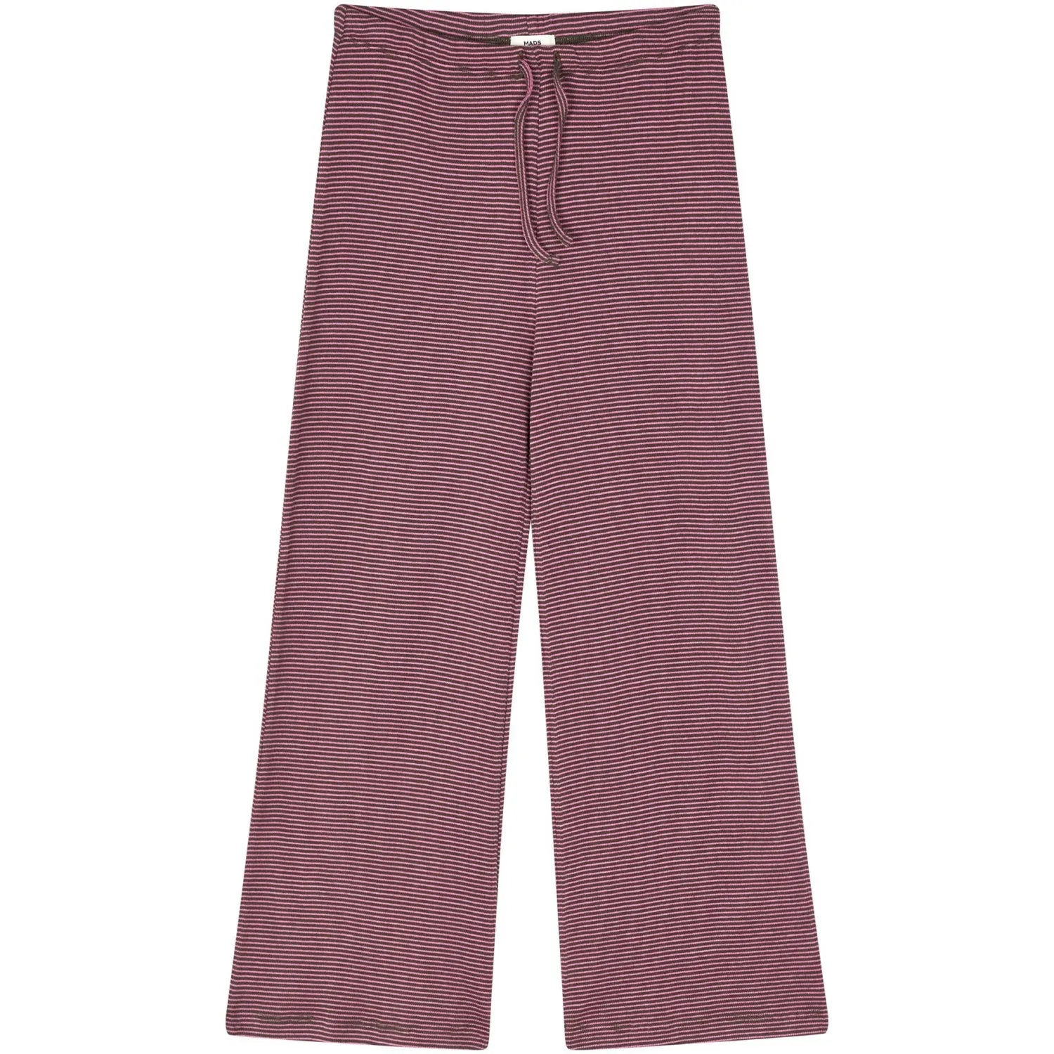 Mads Nrgaard Rosin/Carmine Rose 2x2 Cotton Stripe Verona Pants