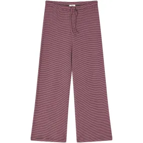 Mads Nrgaard Rosin/Carmine Rose 2x2 Cotton Stripe Verona Pants