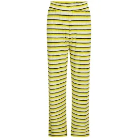 Mads Nrgaard Stripe Papina Pants Stripe Snowwhite