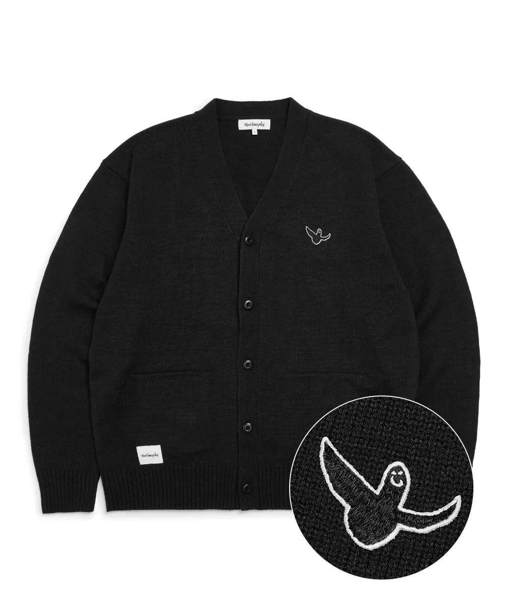 Mark Gonzales  |[MARK GONZALES] ★ANGEL WAPPEN OG V-NECK KNIT CARDIGAN