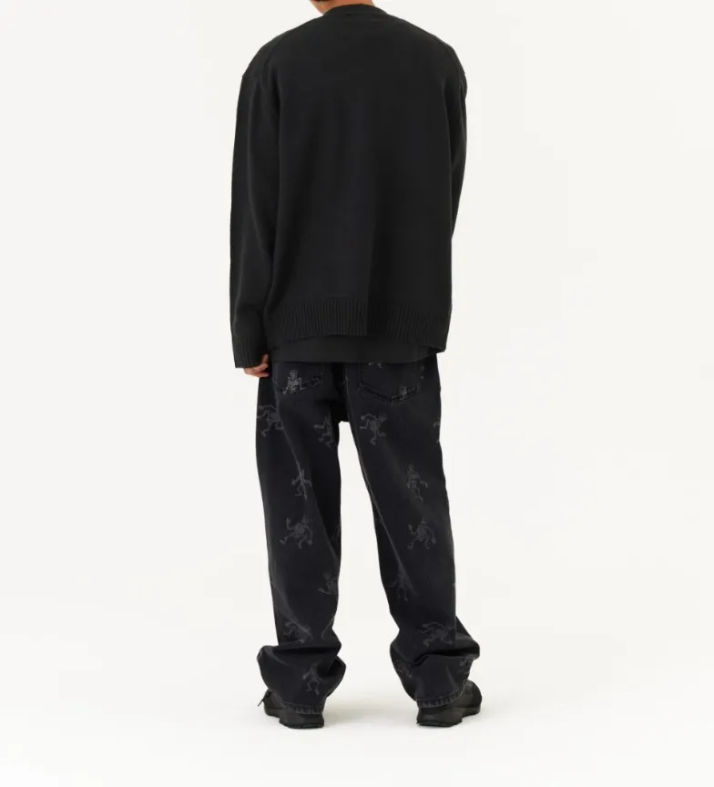 Mark Gonzales  |[MARK GONZALES] ★ANGEL WAPPEN OG V-NECK KNIT CARDIGAN