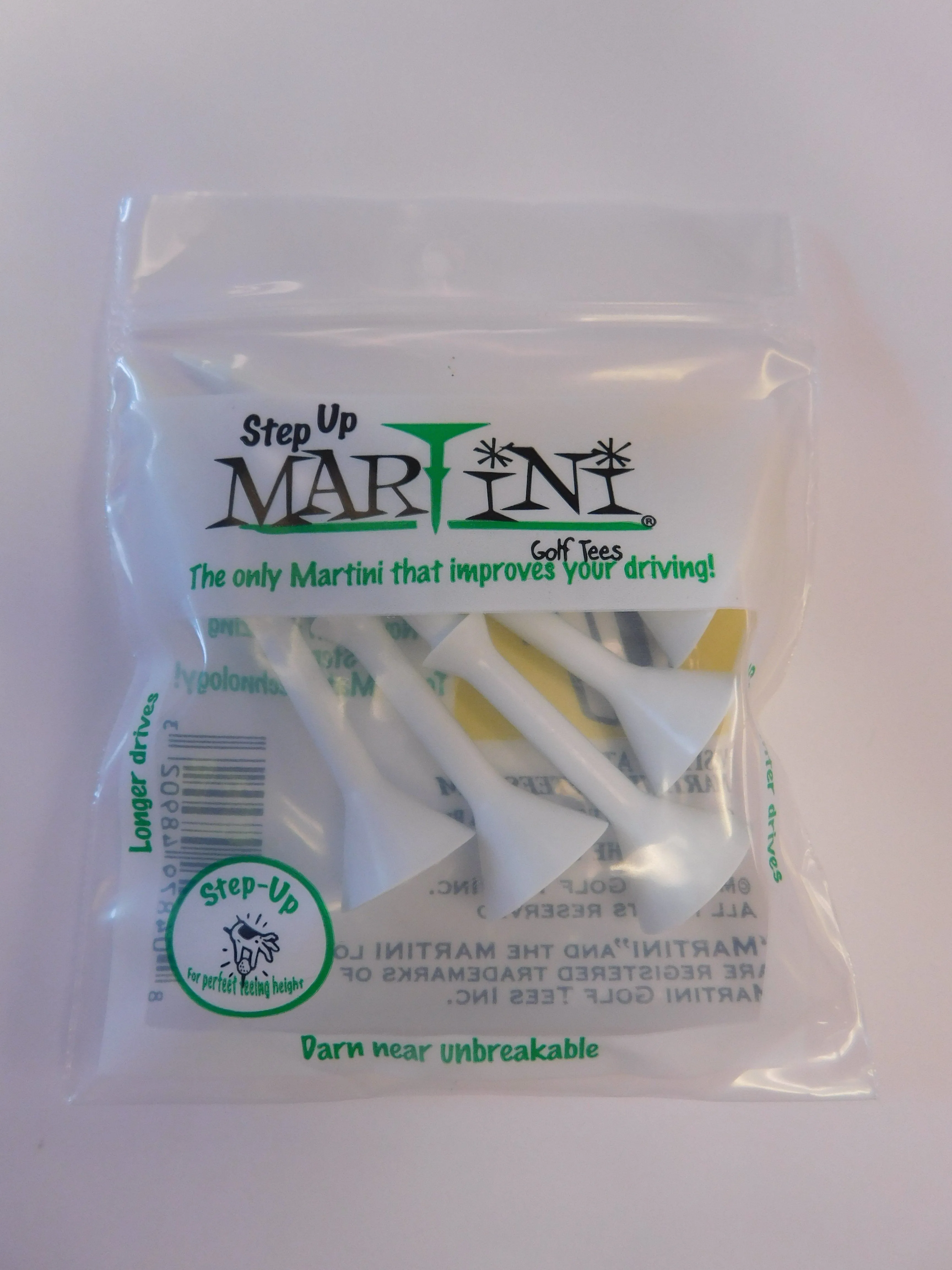 Martini Step Up Tees 3 1/4 Pack of 5 Tees