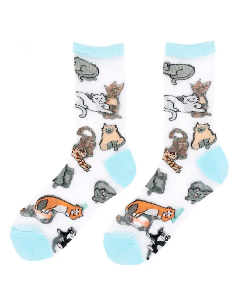 MEOW SHEER SOCKS